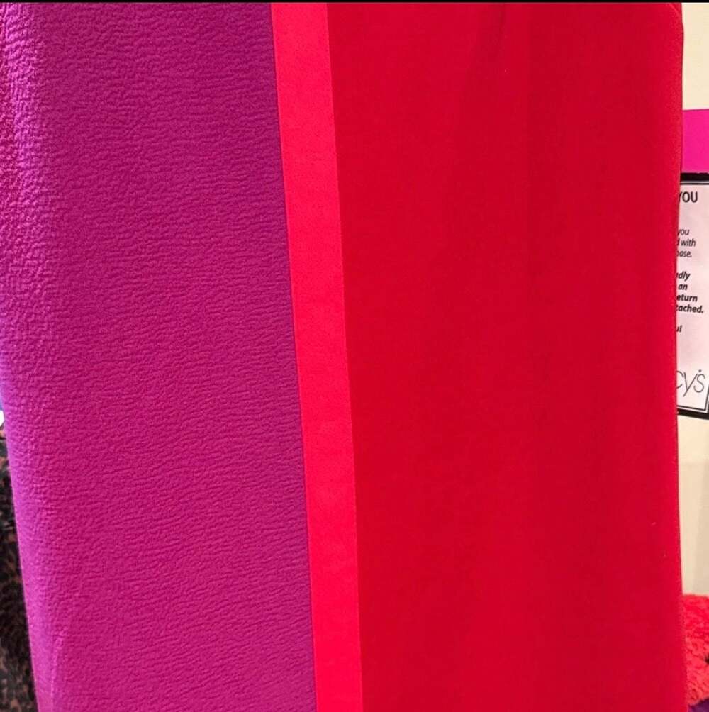 Betsey Johnson Colorblock Mini Dress, Purple/Red/Orange Sherbert Sz.2 BNWT - Picture 6 of 12